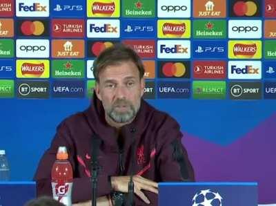 One of the most important takeaways from Klopp’s presser yesterday. We try and if we fail, we fail in the most beautiful way.