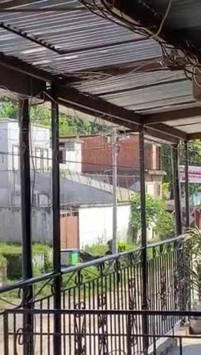 Colombian anti-explosive police officer miscalculates and sets a bomb off