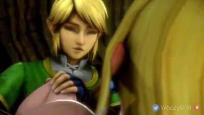 Zelda creampied at Link's place (WoozySFM)