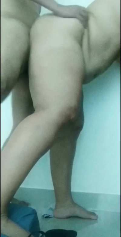 Tilottama_Dutta standing doggy sex. Her big soft hanging belly swings so gently. 😋😋