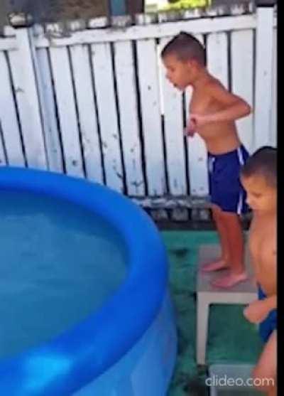 Hold My JuiceBox while i dive in this pool..