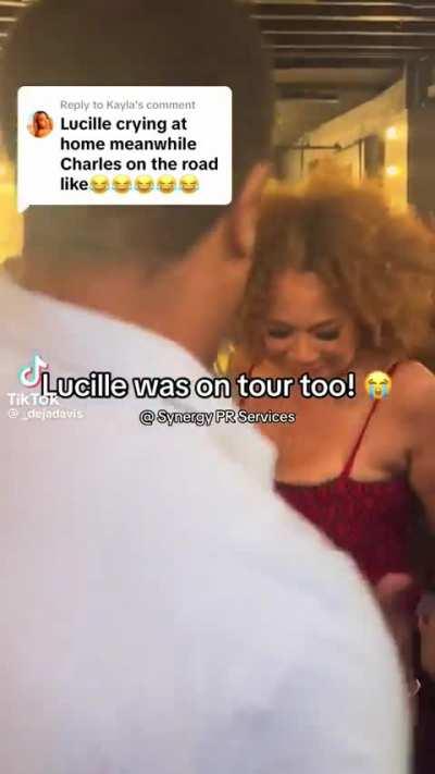 Guess Lucille went on tour with Charles after all