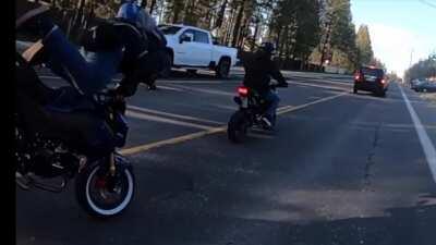 Hit that front brake a little too hard