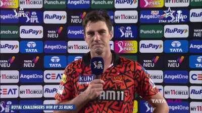 Why did Pat Cummins stare like that?