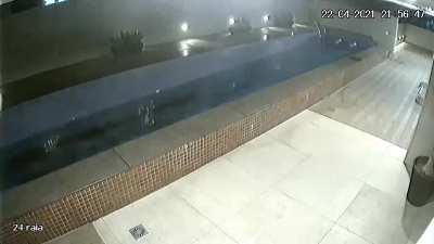 Bottom of the pool falling out