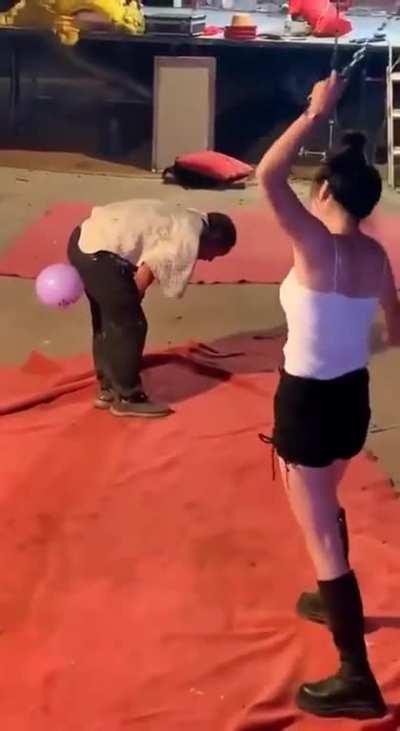 to balloon whooping