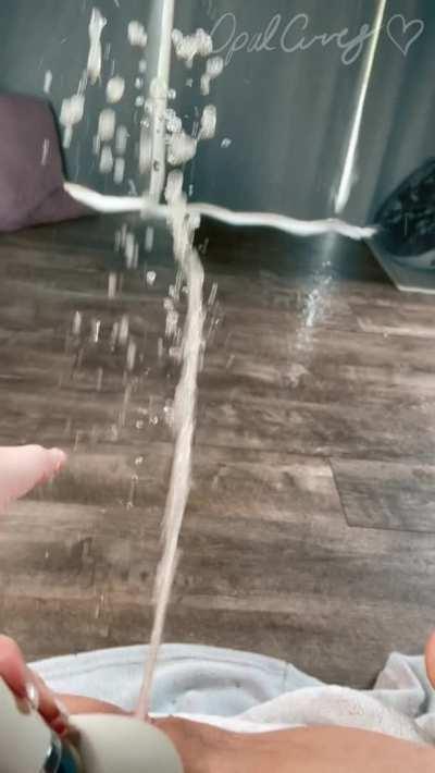 Insane squirt fountains and a massive puddle from my POV