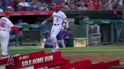 [Highlight] Jo Adell in his first AB of the season launches this one 451FT