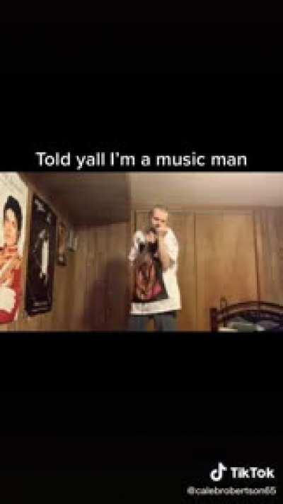 Told yall I'm a music man 🎤😎 Another day another banger!