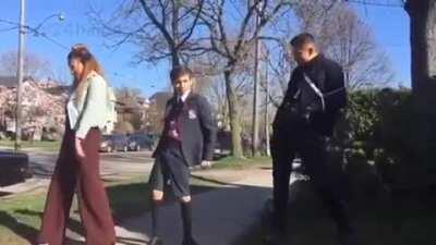 Aidan Gallagher, aka number 5 is a lot like his character in the show, an old man personality in the body of a 16 year old,