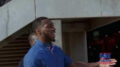 The Jussie Smollett hoax perpetrators doing a play by play reenactment