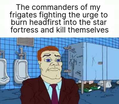 I GAVE YOU AN ESCORT ORDER. GET. BACK. IN. FORMATION.