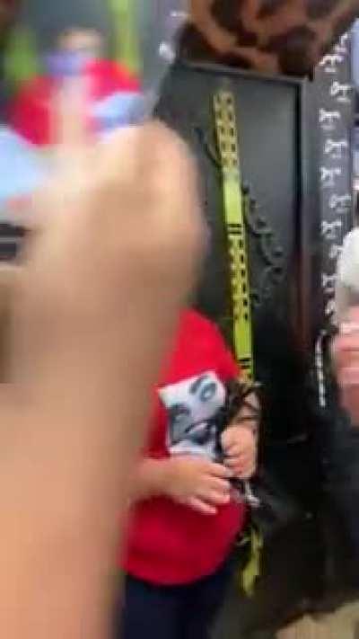 Slapping shoplifters