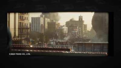 Godzilla: Minus One - Ginza Arrival Clip HD. Credit goes to Corridor Crew on YouTube