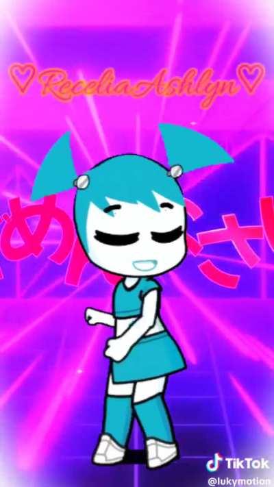 Jenny Wakeman dances Shigure Ui in Gacha Life 2