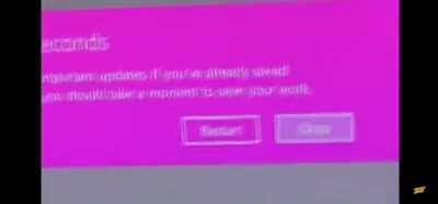 Man discovers window's update policy