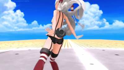 Shimakaze & Amatsukaze - Brain Fluid Explosion Girl [MMD R18]