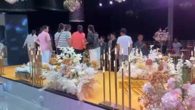 In Henan, China, a man's ex-wife showed up at his wedding with their child and caused a major scene over a property dispute.
