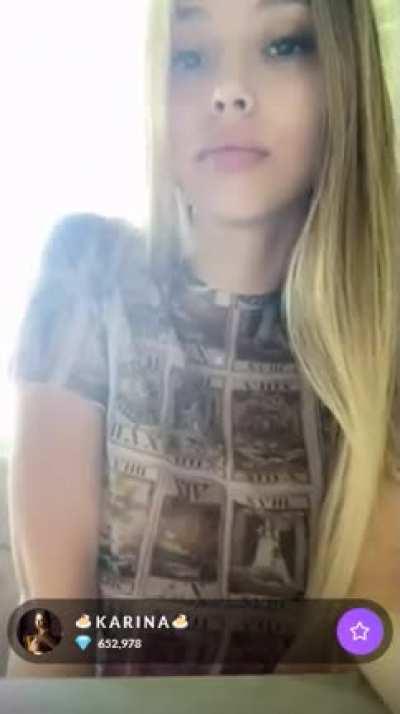 Karina Tango live see through