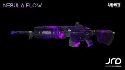NEBULA FLOW - DESIGN CONCEPT. It's not Dark Matter or Black Sky, it is something different, which beautifully accents and reflects the surface of modern weapons. Ladies and gentlemen, I proudly present you 