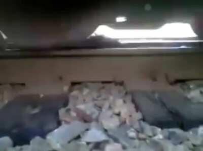 Guy Stuck Underneath Train