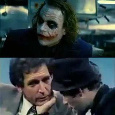 While it was never confirmed it’s widely believed of course Heath Ledger based his Joker voice and mannerisms (The Dark Knight, 2008) on Tom Waits - as this 1979 interview heavily indicates.