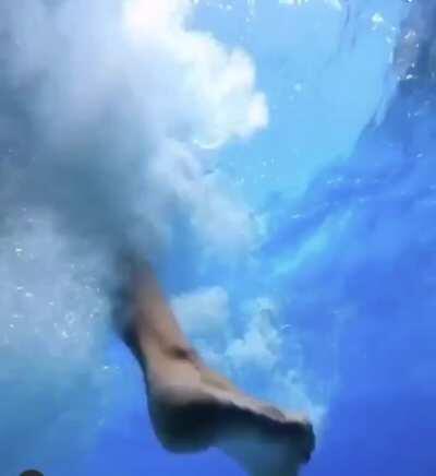 Crazy blue water (off coast of Sardinia)