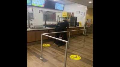 Bojangles Employee Attacks a Woman While She isn't Looking and Drags Her By The Hair