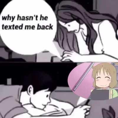 why hasn't he texted me back