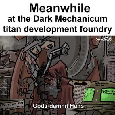 The Dark Mechanicum must have a hellish development cycle