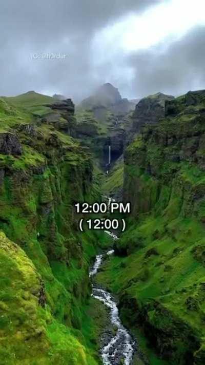 Midnight sun in Iceland (@h0rdur)