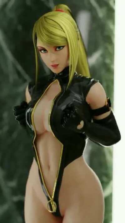 Samus feels herself & winks at you (nautilic)