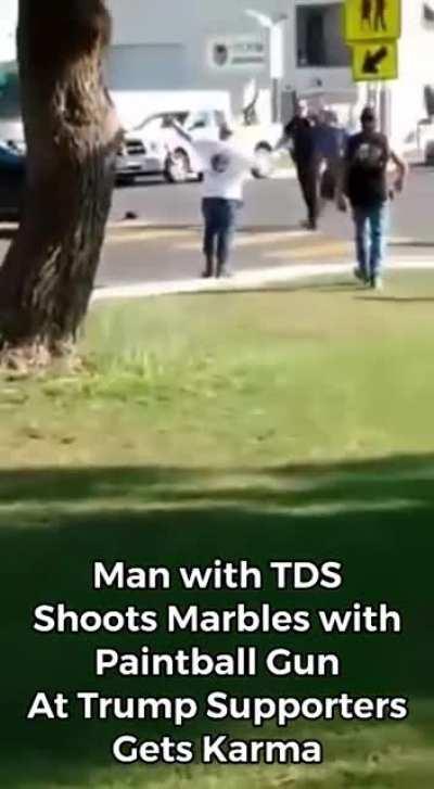TDS Man Shoots Marbles With Paintball Gun
