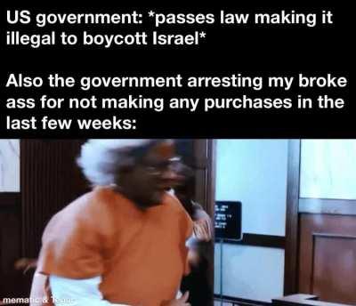 It wasn’t a boycott, I’m just broke