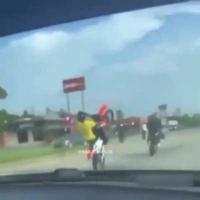 Did you see that ladies? Pure skills