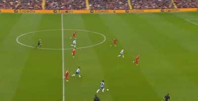 Lamptey destroying Andy Robertson