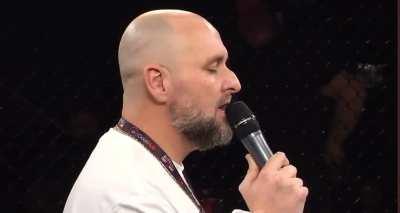 National Anthem from Freedom Fight Night 3 last night.