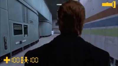 Patrick Bateman Plays Half-Life