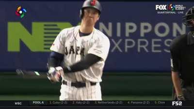 [Highlight] Shohei Ohtani makes a face after getting Stumpo-ed