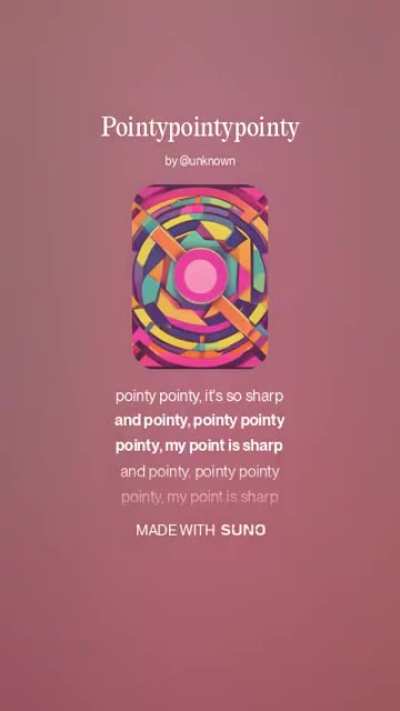 Here's more of pin singing about her point