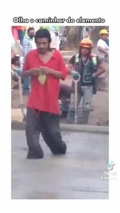 os cara sem acreditar