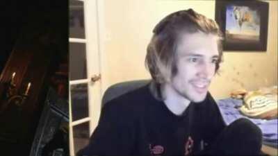 xQc Meeting Tall Lady in RE Village