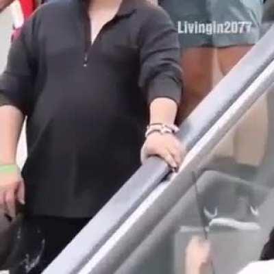 escalator dude