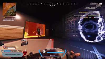 When I play Apex, I get some weird bugs as Wraith. This is one of them.