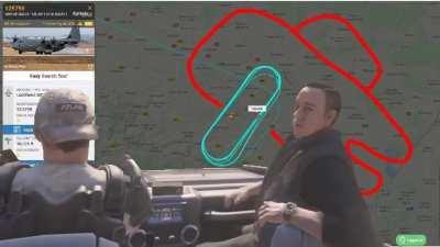 How credible is the USAF doing circles outside Ukraine?