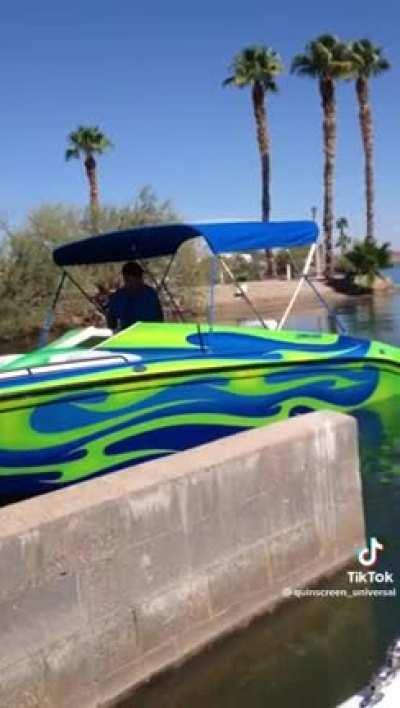 Watch me launch my brand new boat