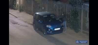 Idiot tries to light car on fire, almost kills himself