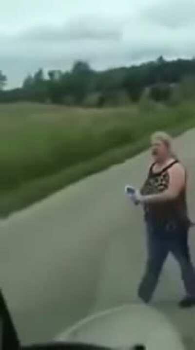 This crazy lady's dispute with garbage man