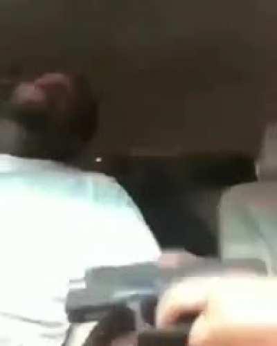 Shot in the head - she got 15 years but released on probation after 6 months (nsfw, loud)