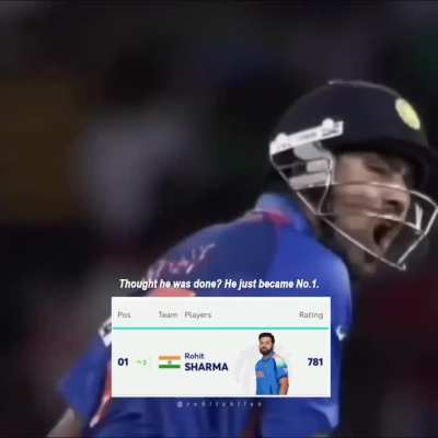 Rohit Sharma's historic rise: dethrones Shubman Gill to claim No.1 ODI spot